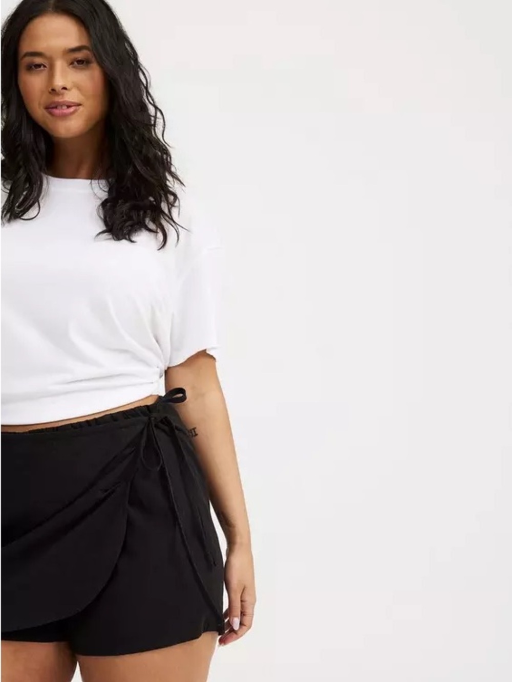 Torrid beach tied skort